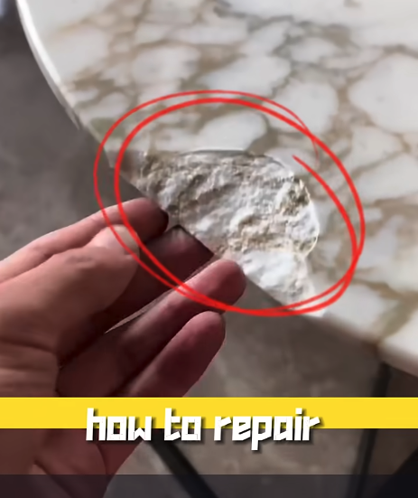 Illustrative countertop repair example